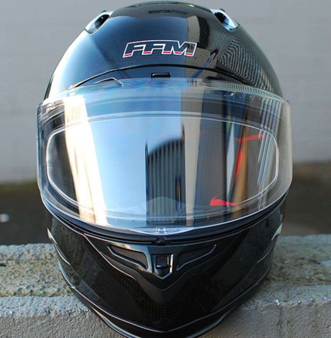 Helmet Visor ANTIFOG Clear pinless insert image 2